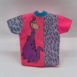 Barbie Doll Flintstones Dino Shirt 1993 Retro Funwear